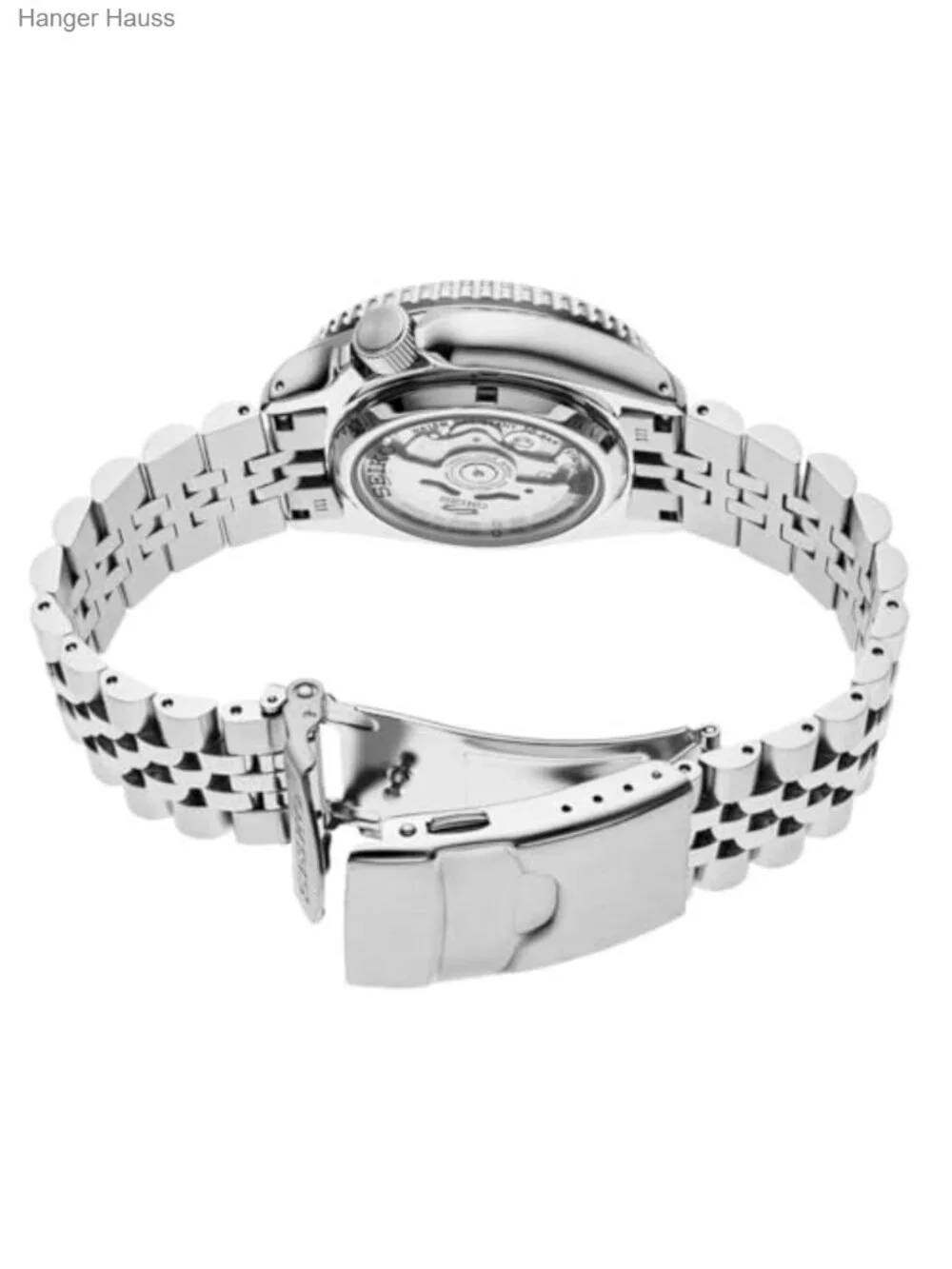Automatic Stainless Steel Mens Wristwatch GMT